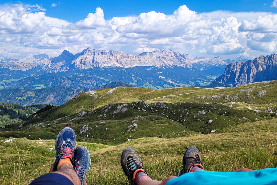 Blick auf den Naturpark Fanes-Sennes-Prags. Foto: Konrad Gwiggner