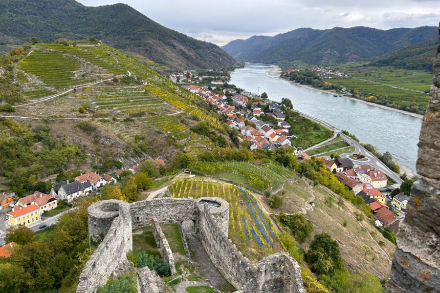 Vom Turm in die Wachau schauen. Foto Veronika Schöll