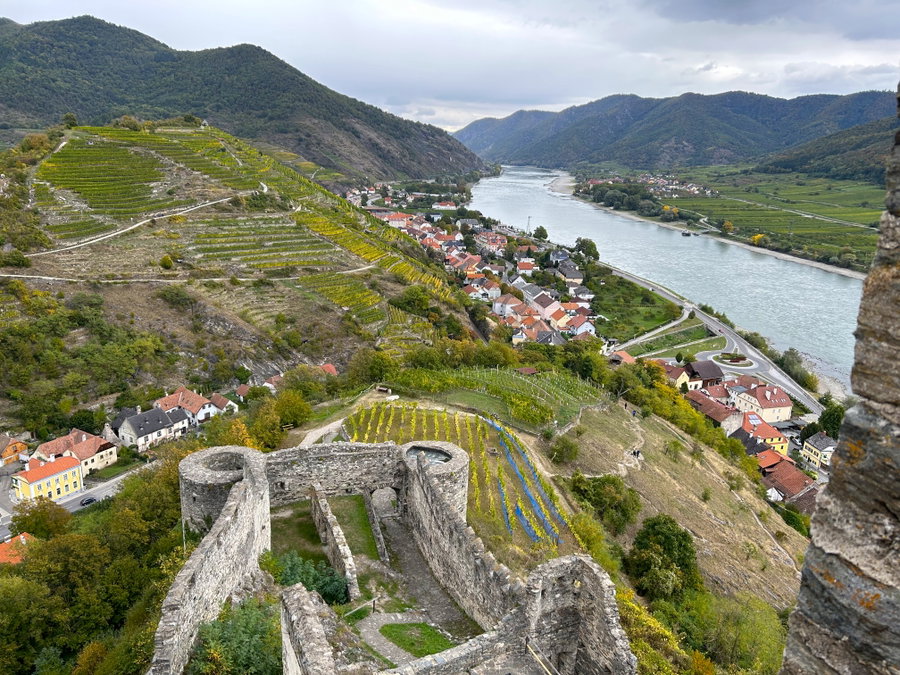 Vom Turm in die Wachau schauen. Foto Veronika Schöll