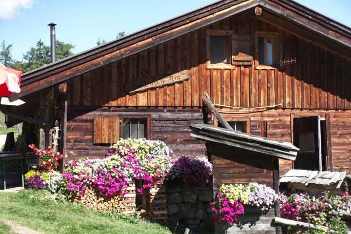 Brentenjochalm mit Blick aufs Kaisergebirge. Fotos: Gerold Petritsch