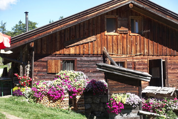 Brentenjochalm mit Blick aufs Kaisergebirge. Fotos: Gerold Petritsch