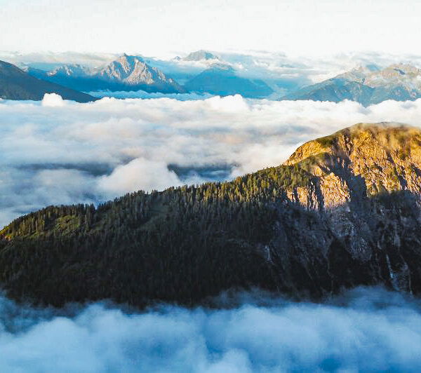 Panorama von der Bettelwurfhütte. Foto: Naturpark Karwendel