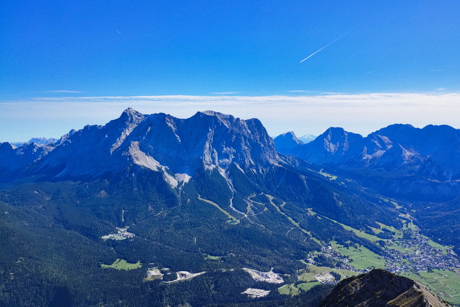 Das Zugspitzmassiv. Foto: Nikolaus Vogl