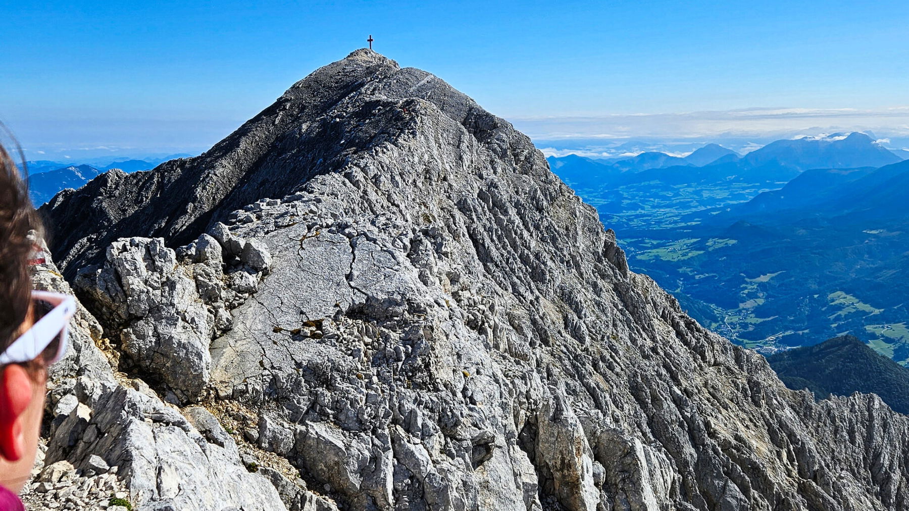 Die letzten Meter – der Grat zum großen Priel. Foto: Mario Viehböck