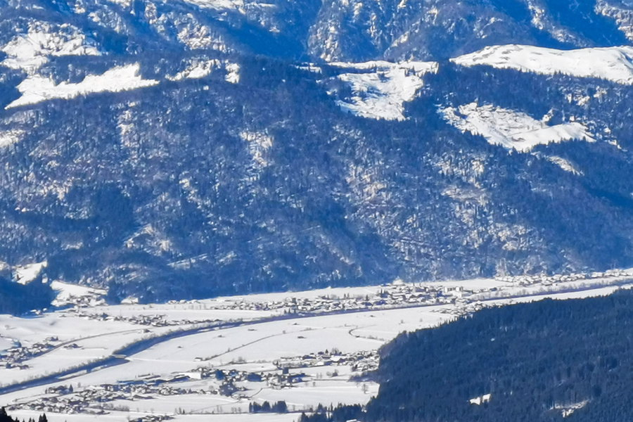 Ein Weitblick Richtung St. Johann in Tirol. Foto: David Kurz