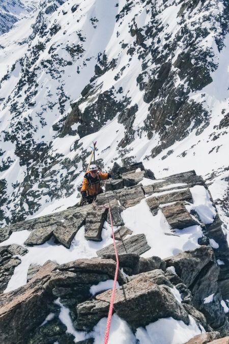 Am Grat 2. Foto: Kili Trummer