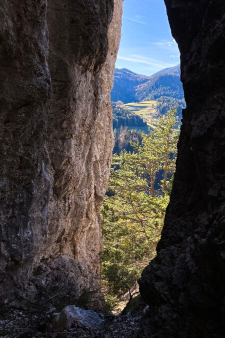 Abstieg von den Balbersteinen. Foto: Peter Backé