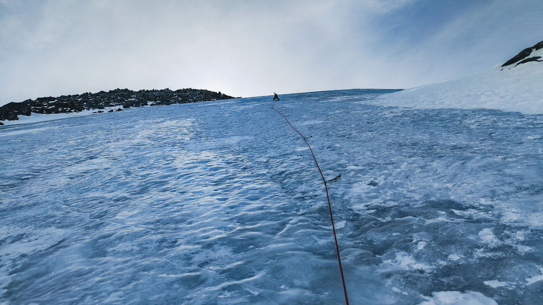 In der Nordwand. Foto: Simon Widy