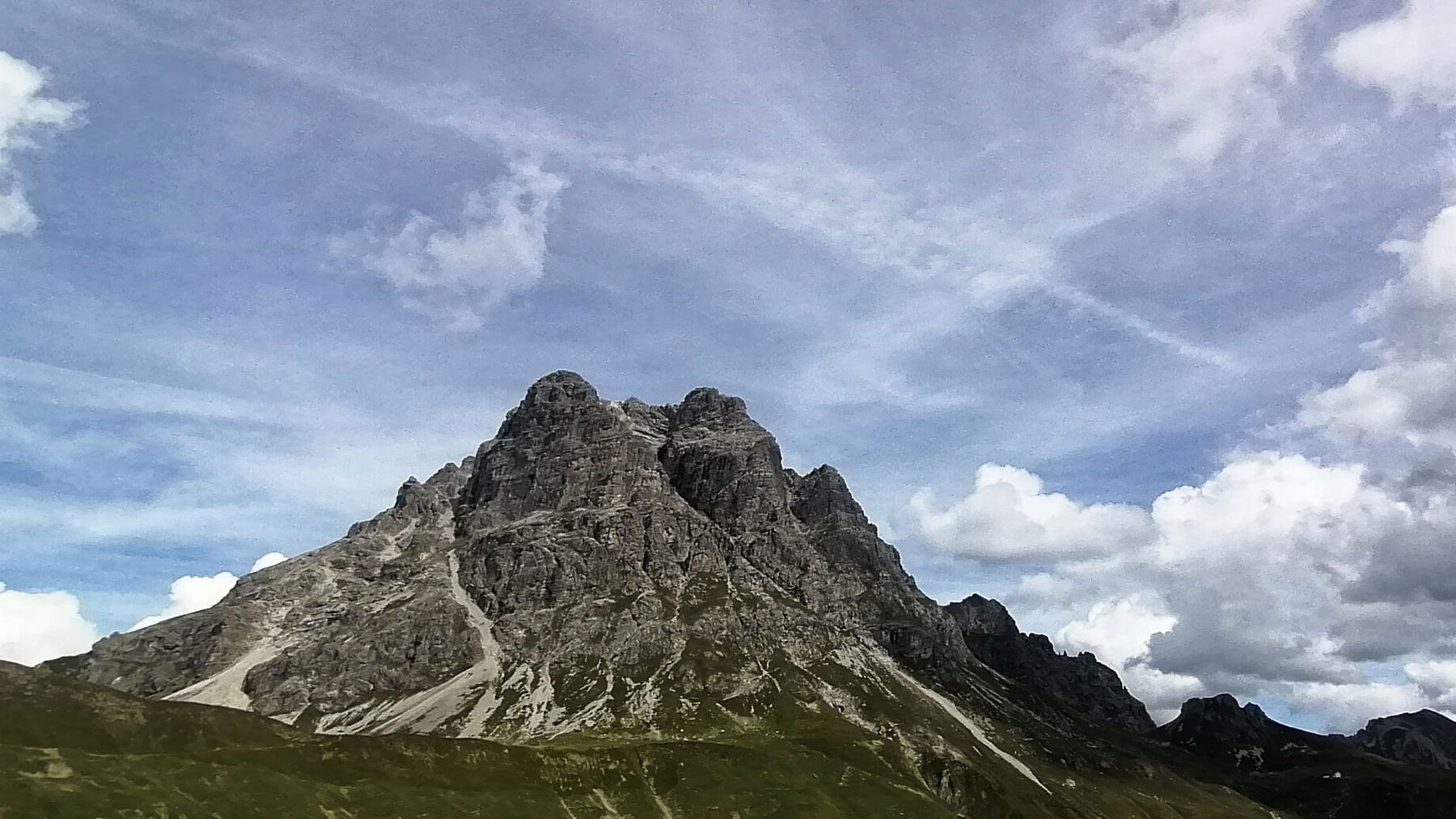 Blick auf Widderstein mit Widdersteinmähder. Foto: Norman und Lisa
