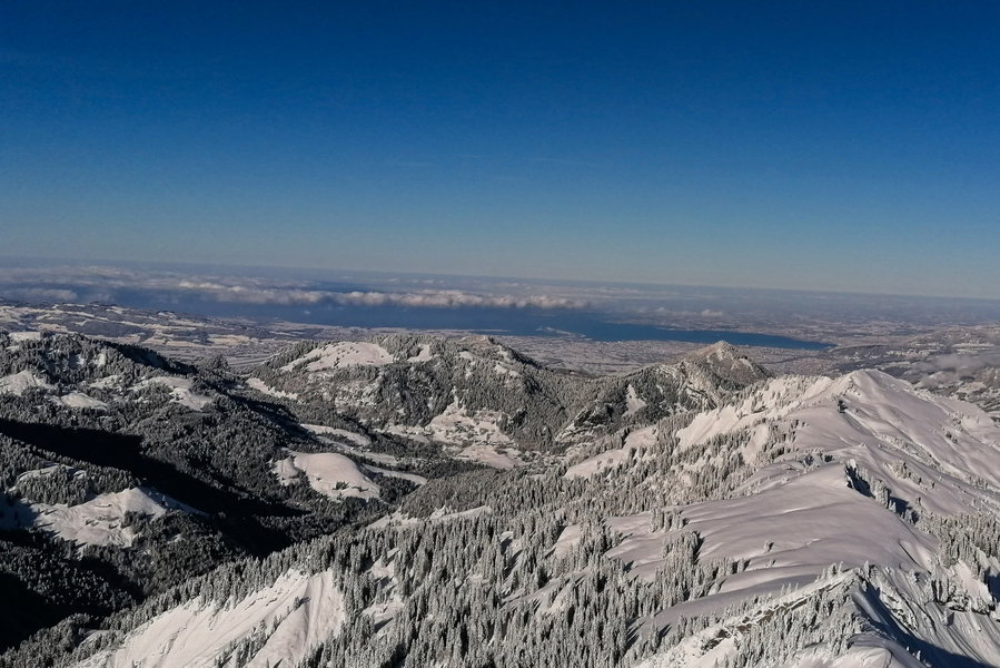 Blick vom Hohen Freschen zum Bodensee. Foto: Norman und Lisa