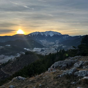 Wintersonne, Himberg, Kienberg und Geländ