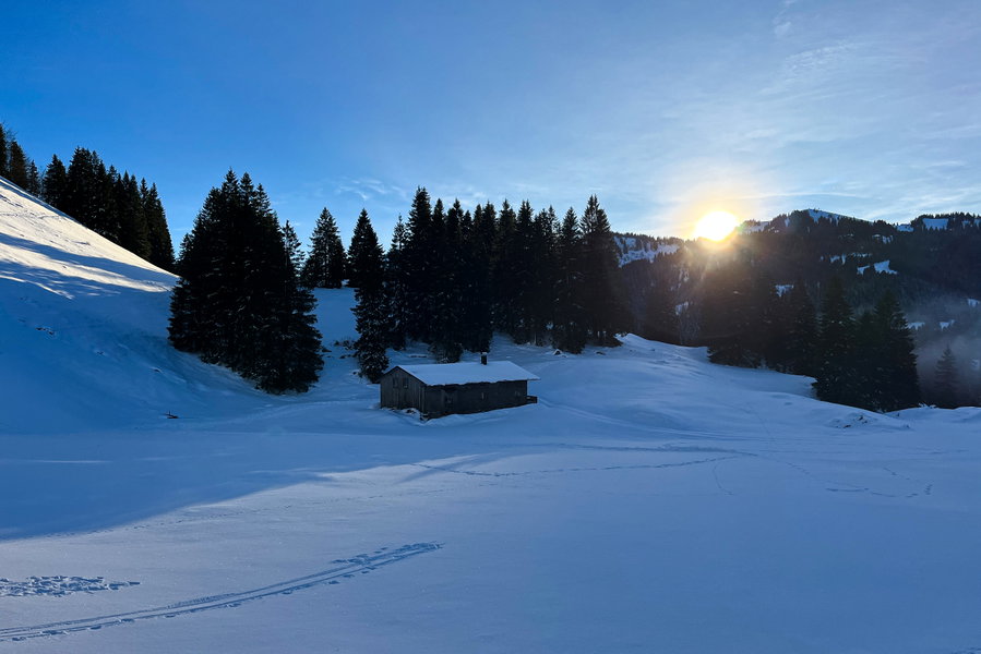 Blick vom Spitzingsattel nach Norden. Foto: Bernhard Walle