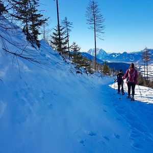 Dürrenschöberl Überschreitung mit Schneeschuhen