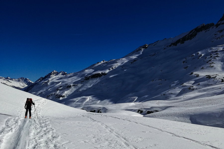 Kurz hinter dem Silvretta Stausee. Foto: Norman und Lisa