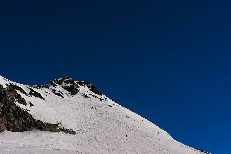 Letzter Anstieg zur Schneeglocke. Foto: Norman und Lisa
