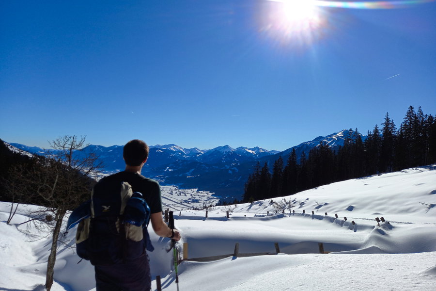 Aussicht von unserem Rastplatz. Foto: Pia Gerhofer