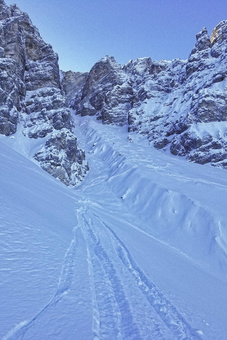 Traumhafte Abfahrtsbedingungen. Fotos: Simon Widy