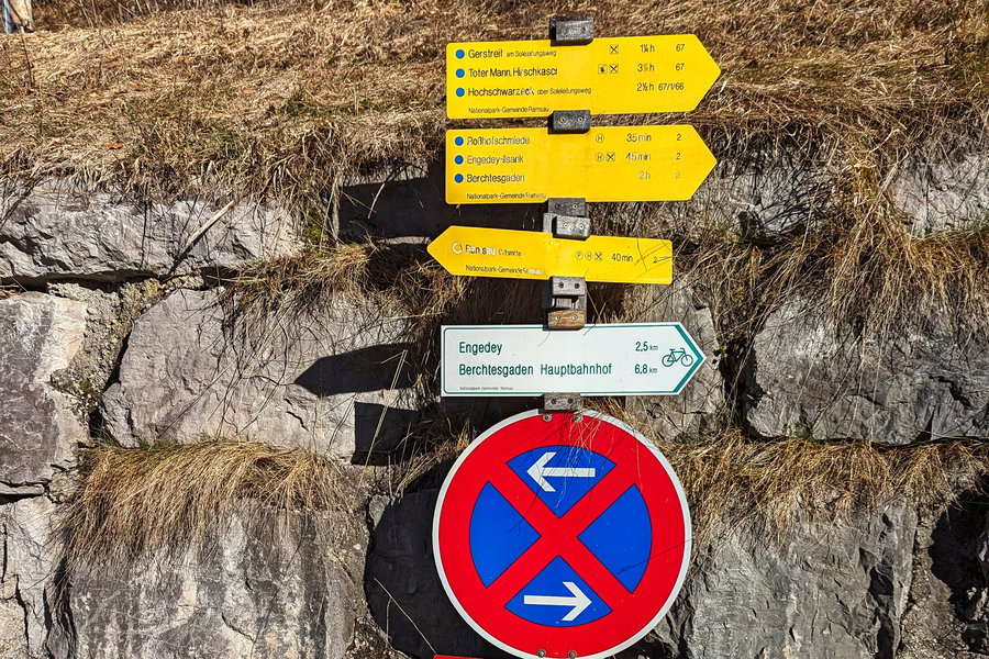 Der Weg ist gut ausgeschildert. Foto: Maresa Brandner