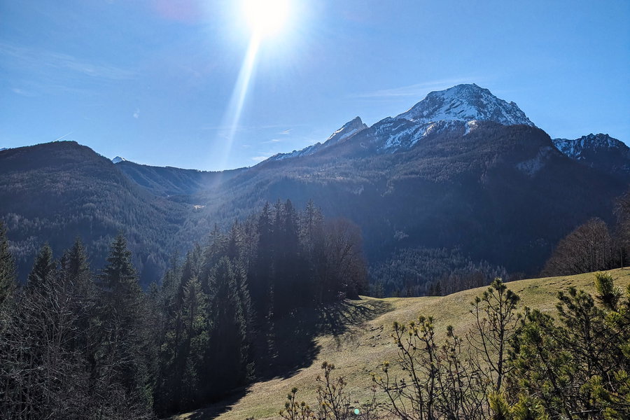 Der Watzmann ist immer im Blick. Foto: Maresa Brandner