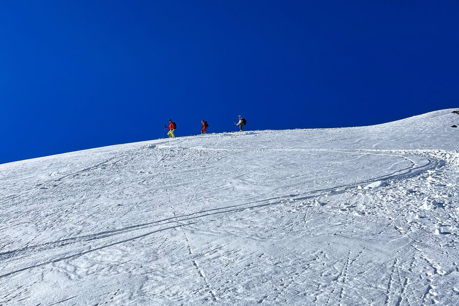 Powder-Hang unterhalb vom Satteljoch. Foto: Noah Platter