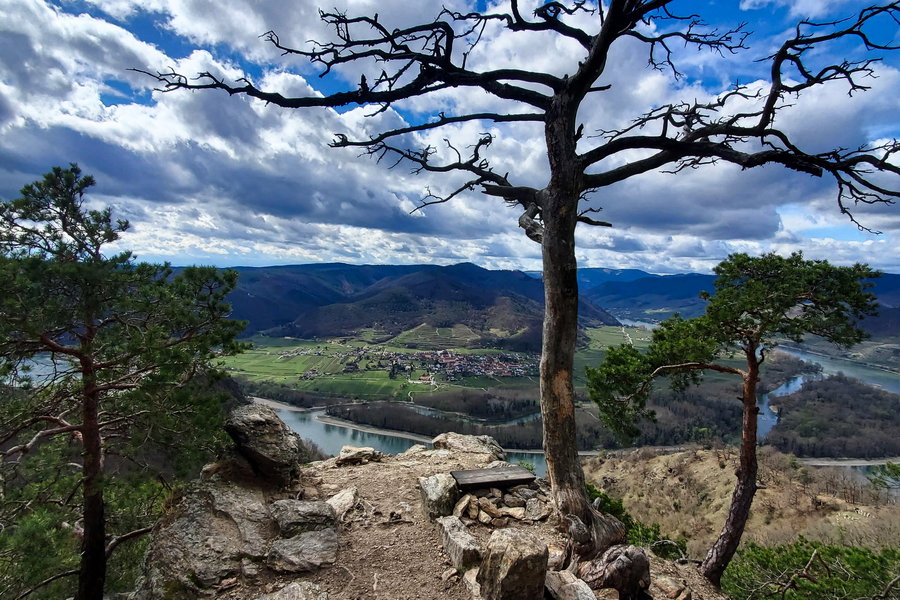 Kanzel inklusive Aussicht über die Wachau. Foto: Linda Prähauser