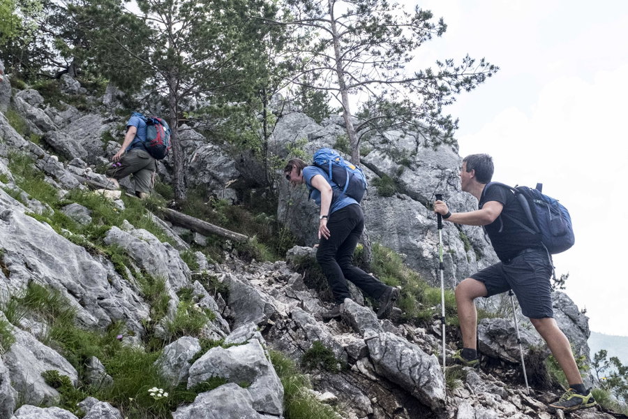 Es wird steiler. Foto: Birgit Reiter