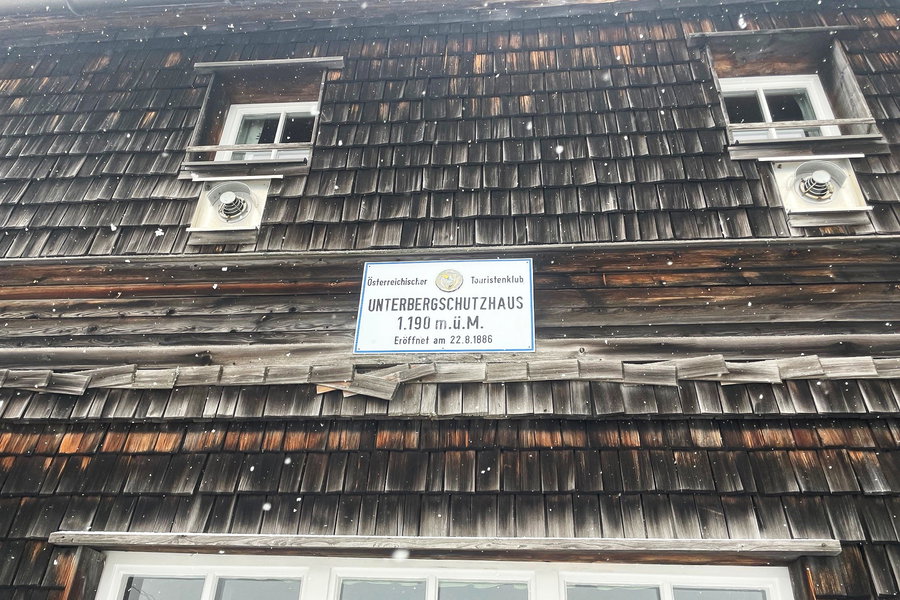 Schutzhaus Unterberg. Foto: Ursula Truebswasser
