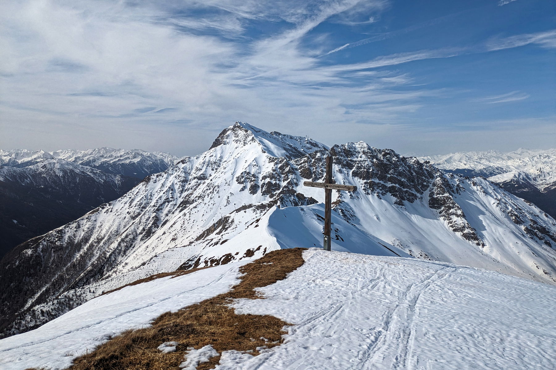 Bike and Ski auf die Flatschspitze (Cima Vallaccia)
