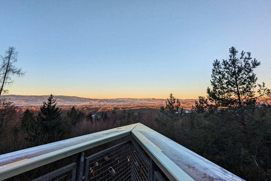 Aussicht in die westlichen Berge. Foto: Aimée Zieser