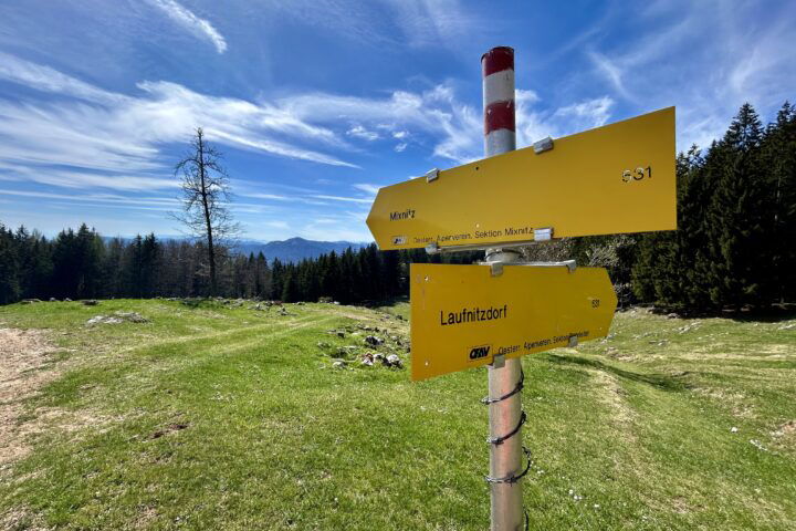 Entweder nach Laufnitzdorf oder zurück nach Mixnitz. Fotos Veronika Schöll