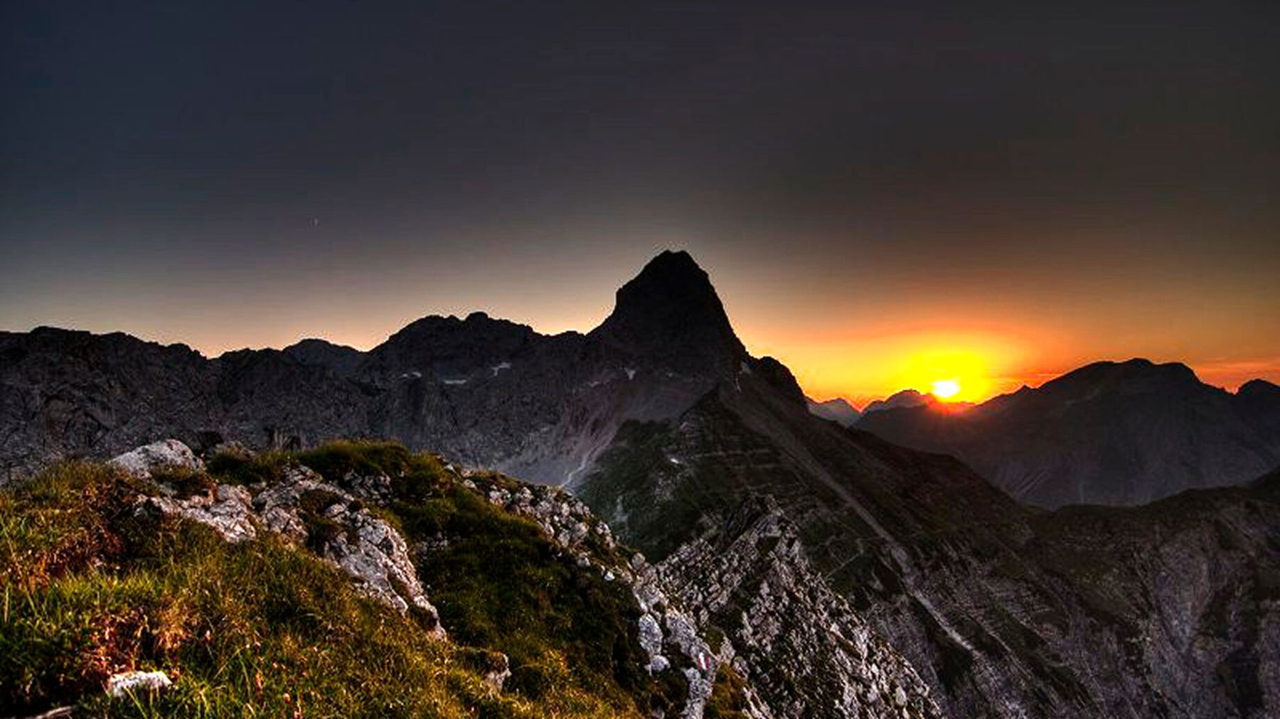 Blick auf die Lamsenspitze. Foto: S. Pilloni