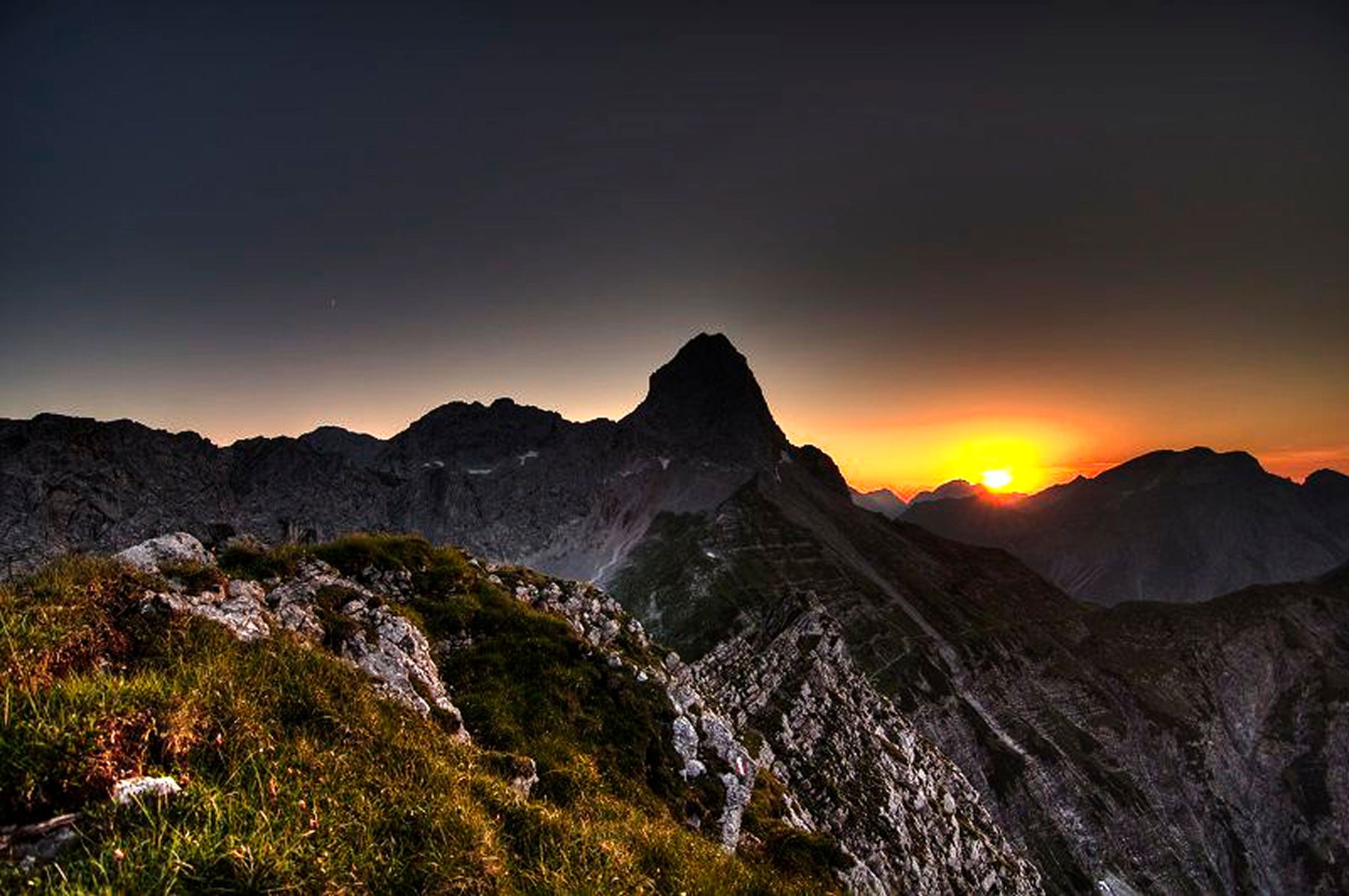 Drei Tage Bike&Hike auf Lamsenspitze und Mondscheinspitze