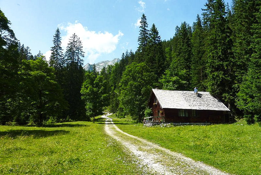 Kleiner Ahornboden Richtung Karwendelhaus. Foto: S. Hölscher