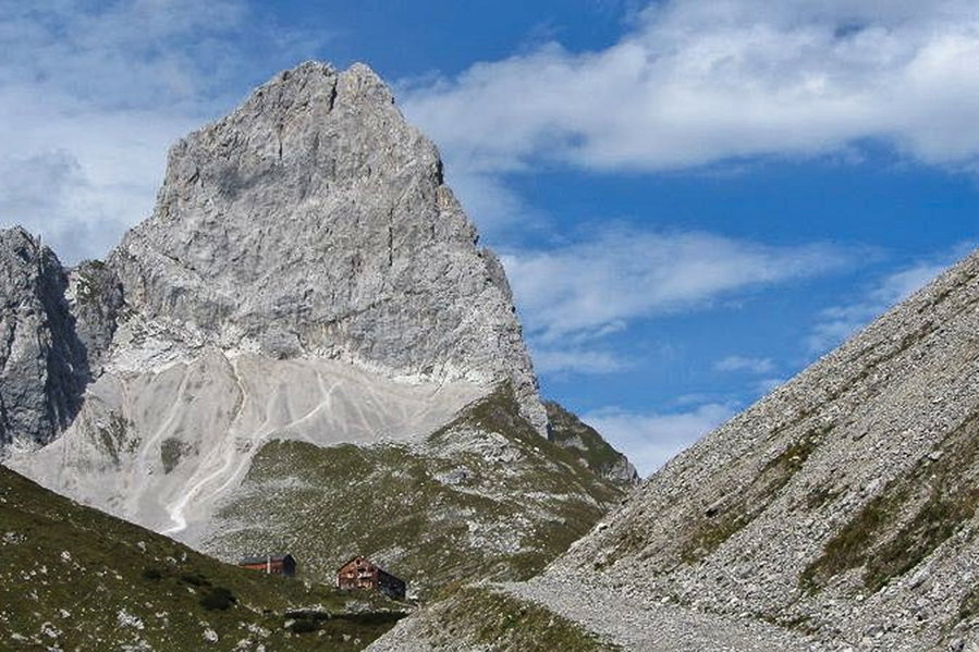 Lamsenjochhütte. Foto: Naturpark Karwendel