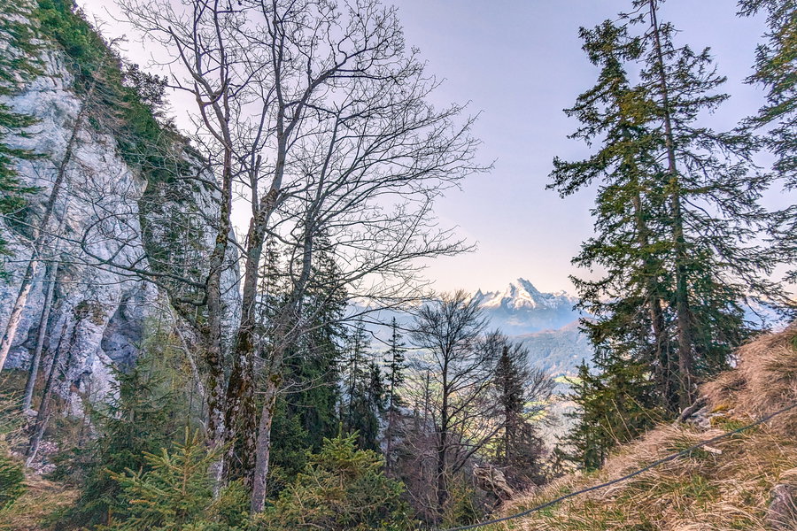 Der Watzmann kommt ins Blickfeld. Foto: Maresa Brandner