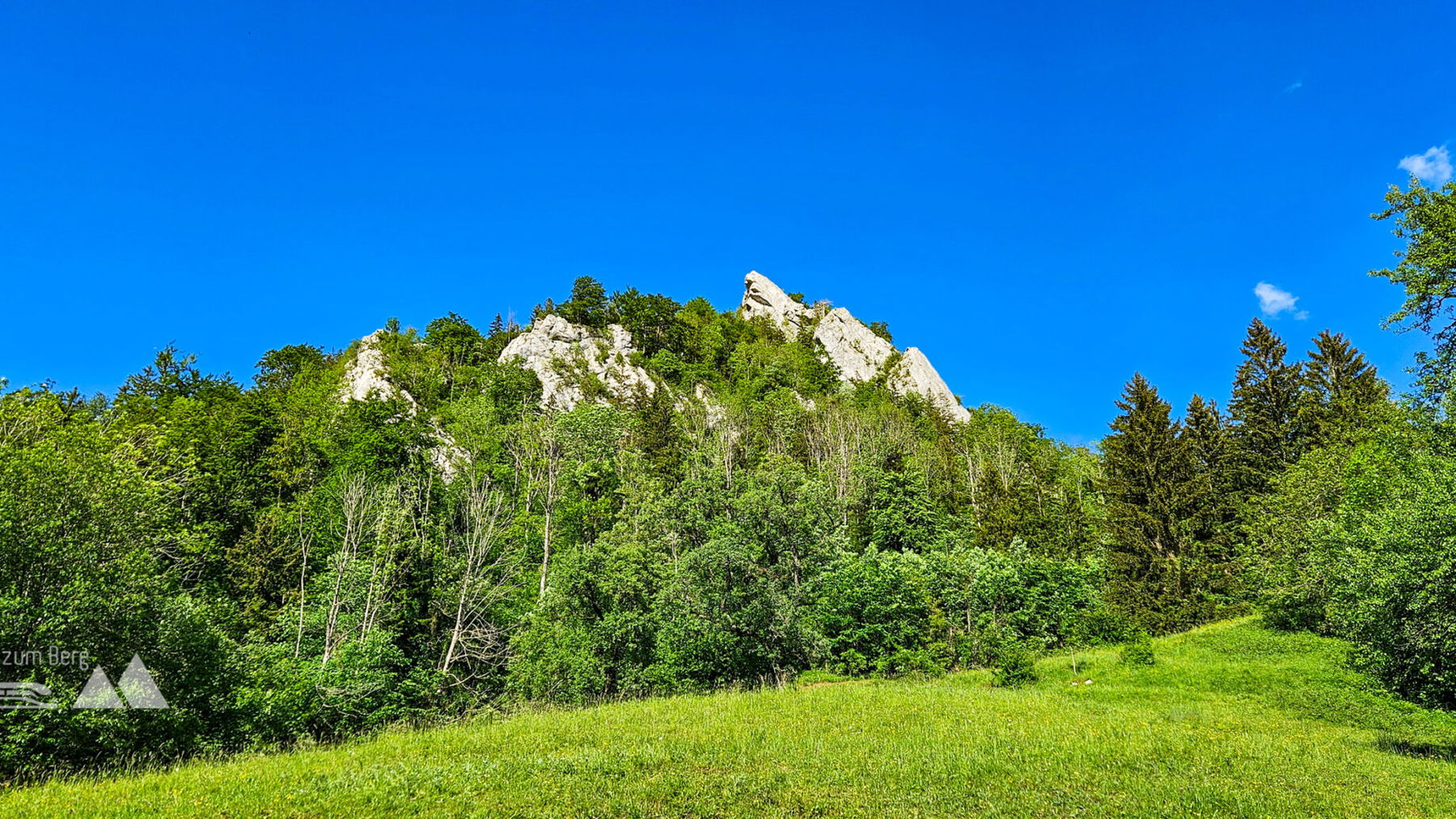 Blick auf den Südwest-Grat der Kreuzmauer beim Abstieg. Foto: Martin Weber