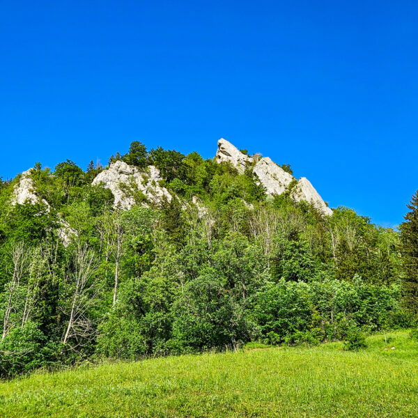 Blick auf den Südwest-Grat der Kreuzmauer beim Abstieg. Foto: Martin Weber
