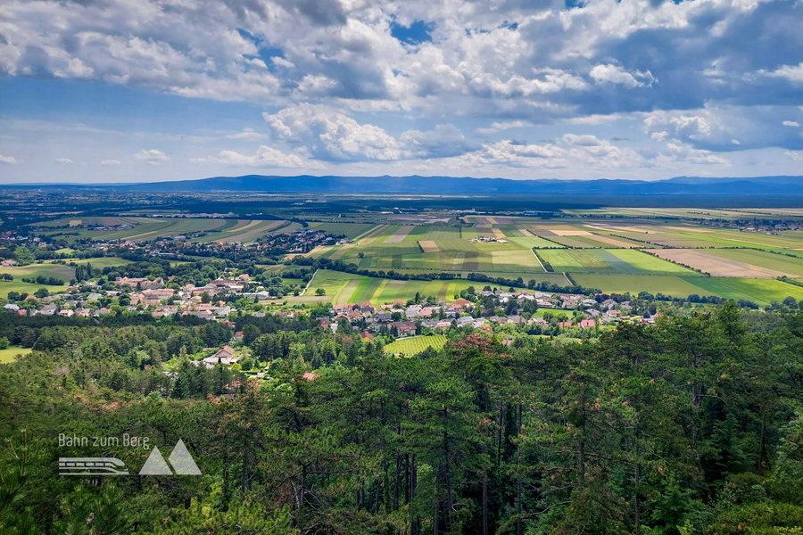 Aussicht vom Ende des Klettersteigs. Foto: Alice Frischherz