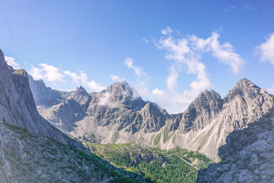 Erstmals haben wir freie Sicht auf den Seekofel. Foto: Anna, POW AT