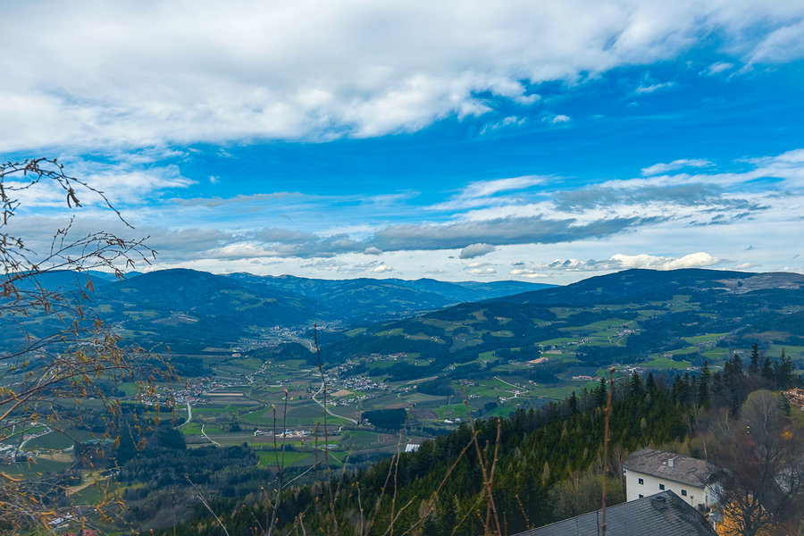 Aussicht Richtung Norden vom Kulmgipfel. Foto: David Kurz