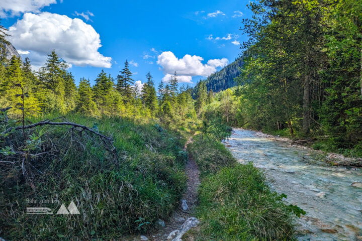 Trampelpfade und wilde Bäche. Für Kinder gibt es hier viel zu entdecken. Foto: Maresa Brandner