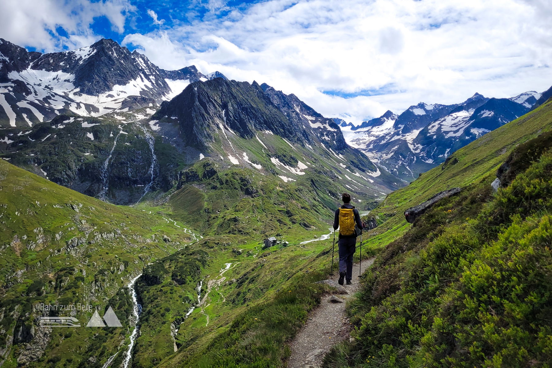 Mehrtagestour in den Stubaier Alpen hoch über dem Oberbergtal