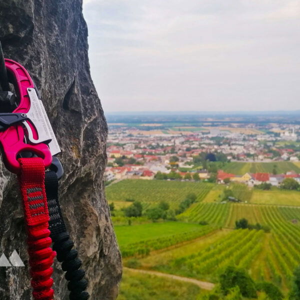 Gumpoldskirchner Klettersteig. Foto: Sarah Pallauf