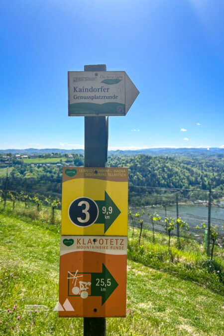 Wir folgen diesen Wegen auf dem Silberberg Richtung Kreuzkogel. Foto: David Kurz
