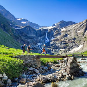 Kapruner Törl: Übergang vom Stausee Moserboden zum Stausee Enzingerboden