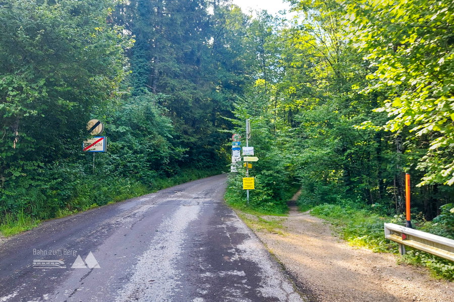 Weg in die Rettenbachklamm. Foto: Alice Frischherz