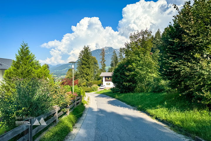 Weg ins Tal über Forstwege und am Ende über die Straße. Fotos: Bernhard Walle