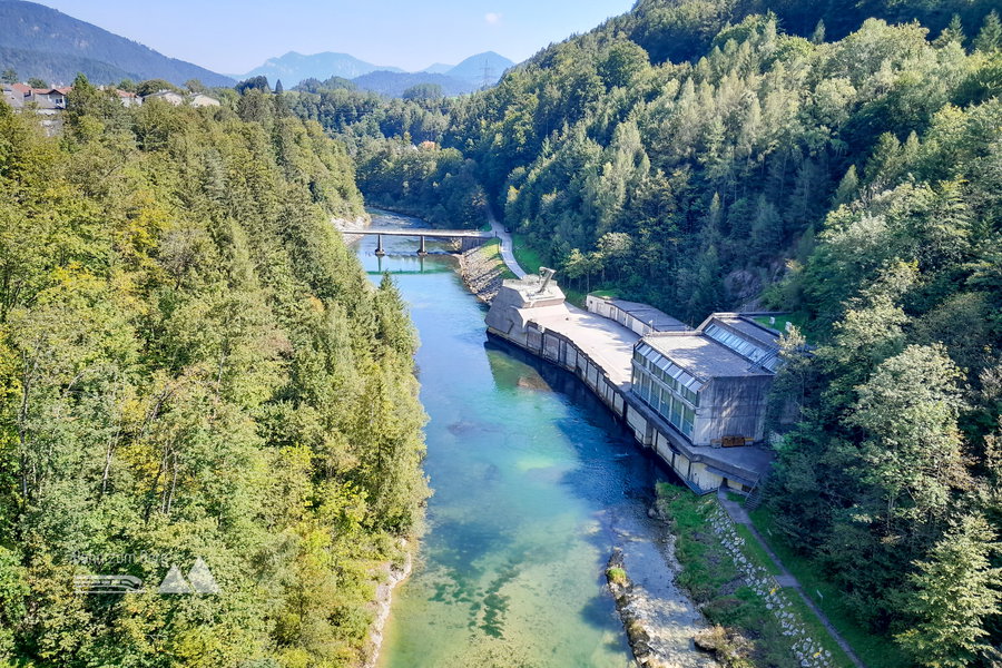 Unterhalb der Staumauer- ein beliebter Paddelabschnitt der Steyr. Foto: Veronika Lehner