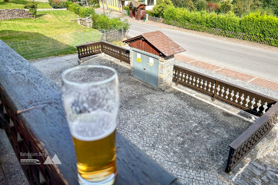 Haltestelle Hotel Thier im Blick. Foto Veronika Schöll