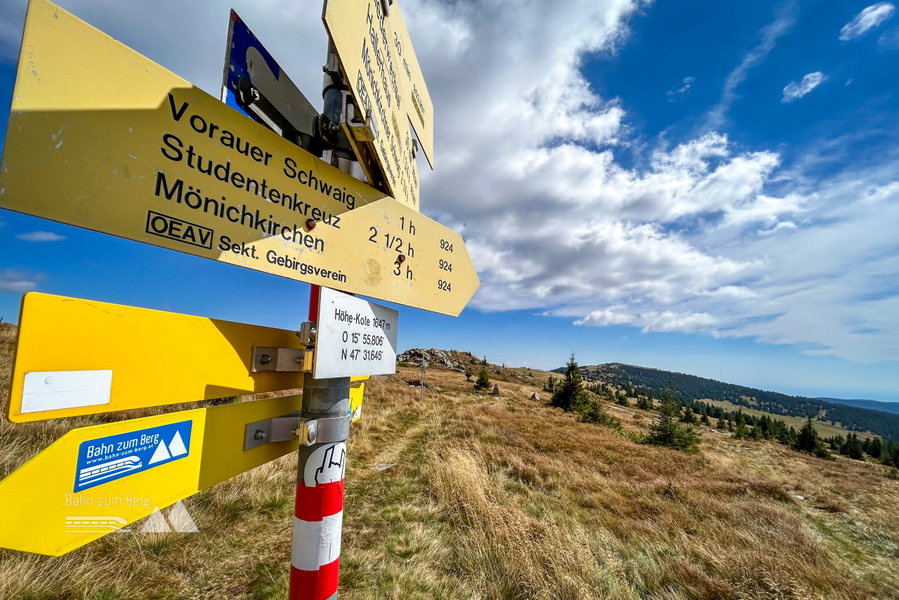 Schon hier oder auch nach dem Niederwechsel gehts zur Vorauer Schwaig. Foto Veronika Schöll